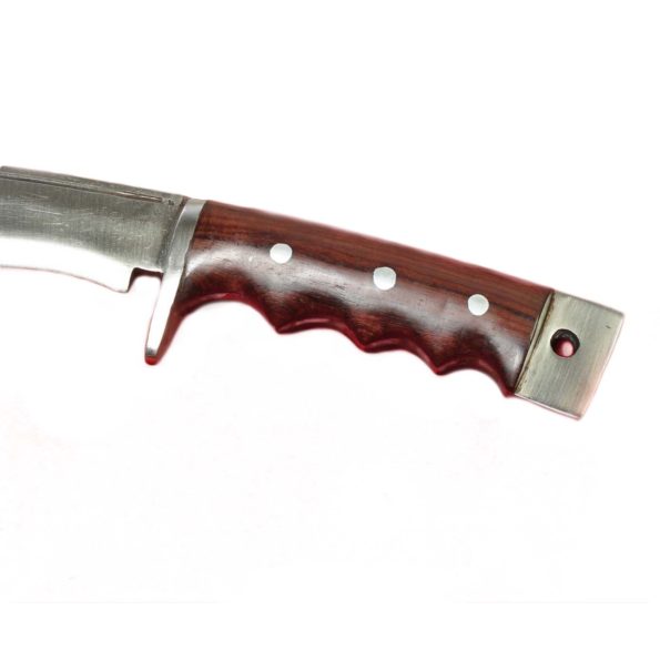 11 Inch Gurkha Afghan Brown Gripper blocker Handle Kukri