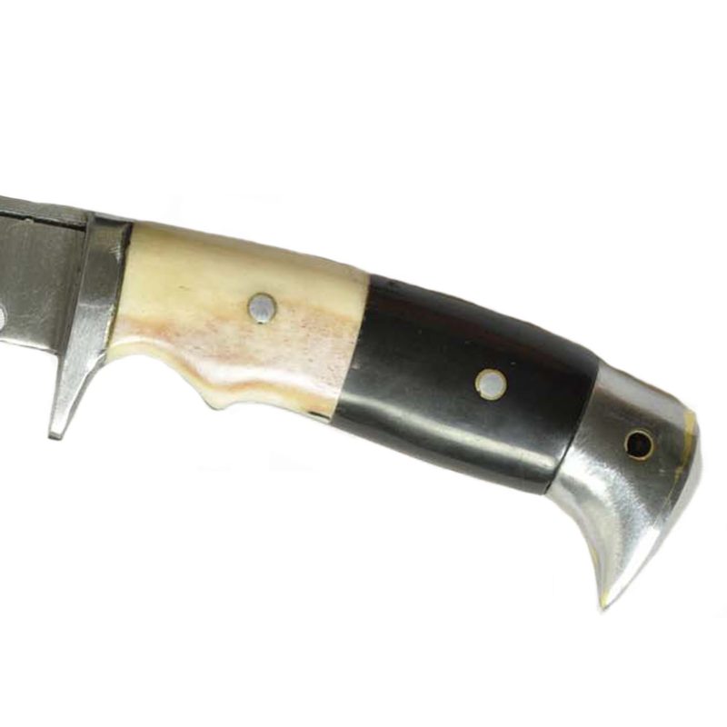 6 Inch Hand Forged Blade American Eagle Bone and Horn Handle Khukuri