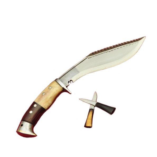 8 Inch Dragon Eagle khukuri Bone and Wood Handle