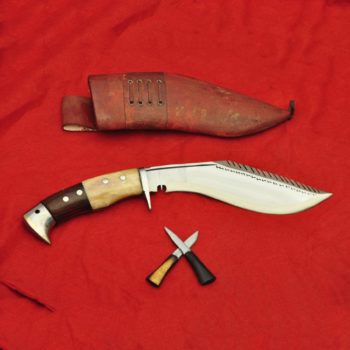 8 Inch Dragon Eagle khukuri Bone and Wood Handle