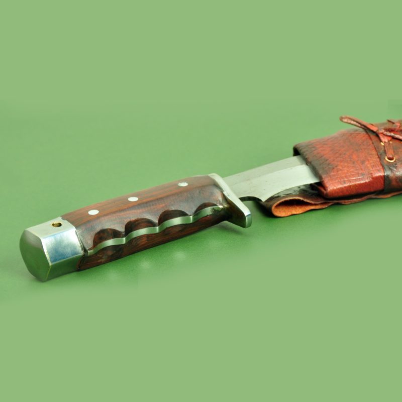 6 Inch Hand Forged Hunting Gripper Blocker Handle Kukri