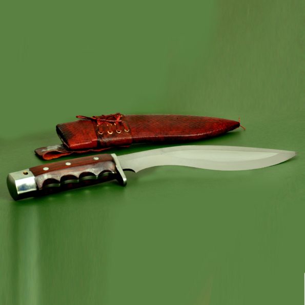 6 Inch Hand Forged Hunting Gripper Blocker Handle Kukri