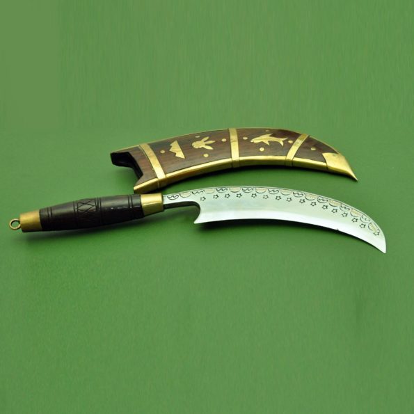 Ladies Knife Wooden Handle Khurmi