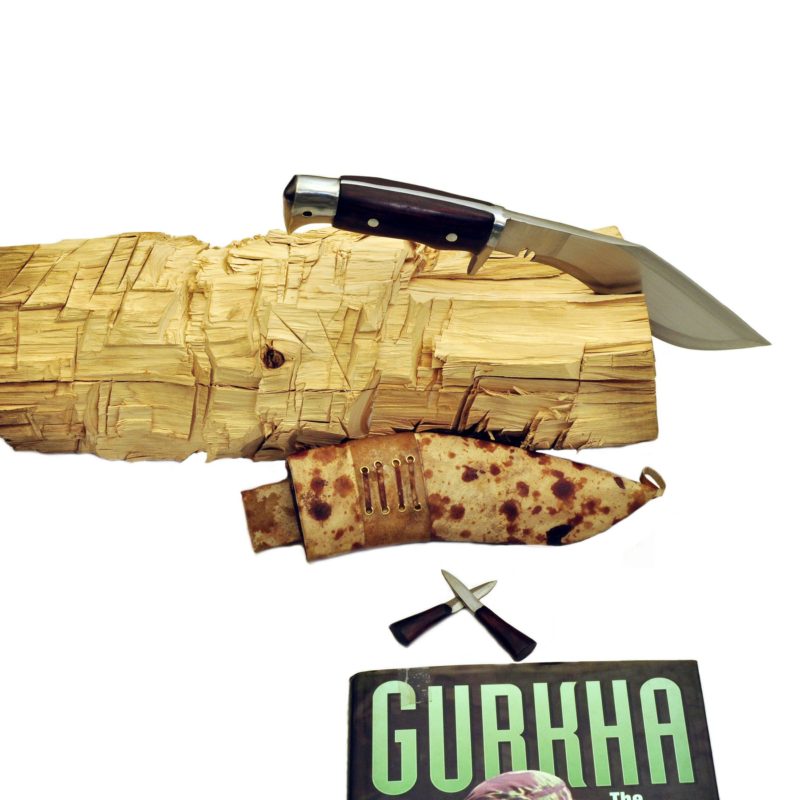 8 Inch American Eagle Hand Forged Wood Handle Kukri