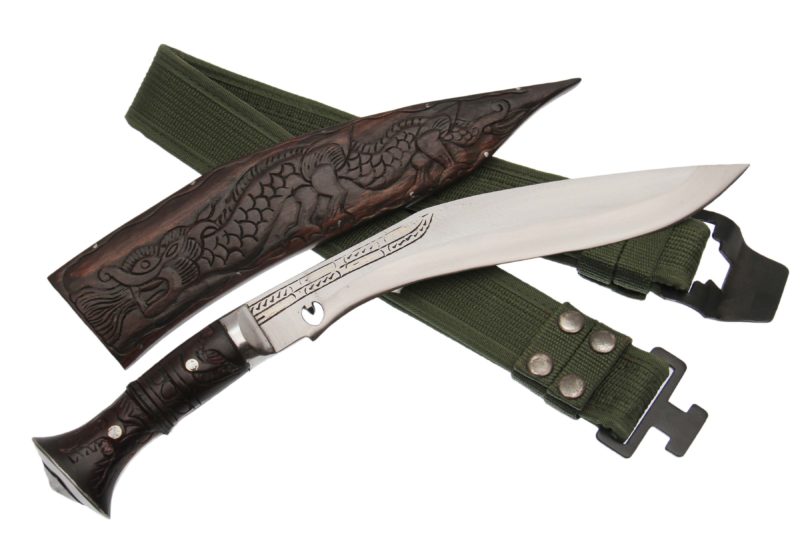 10 Inch Chitlange Khukuri With Wooden Sheath
