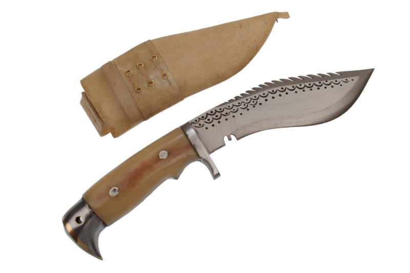 6 Inch American Eagle Bone Handle Dragon Khukri